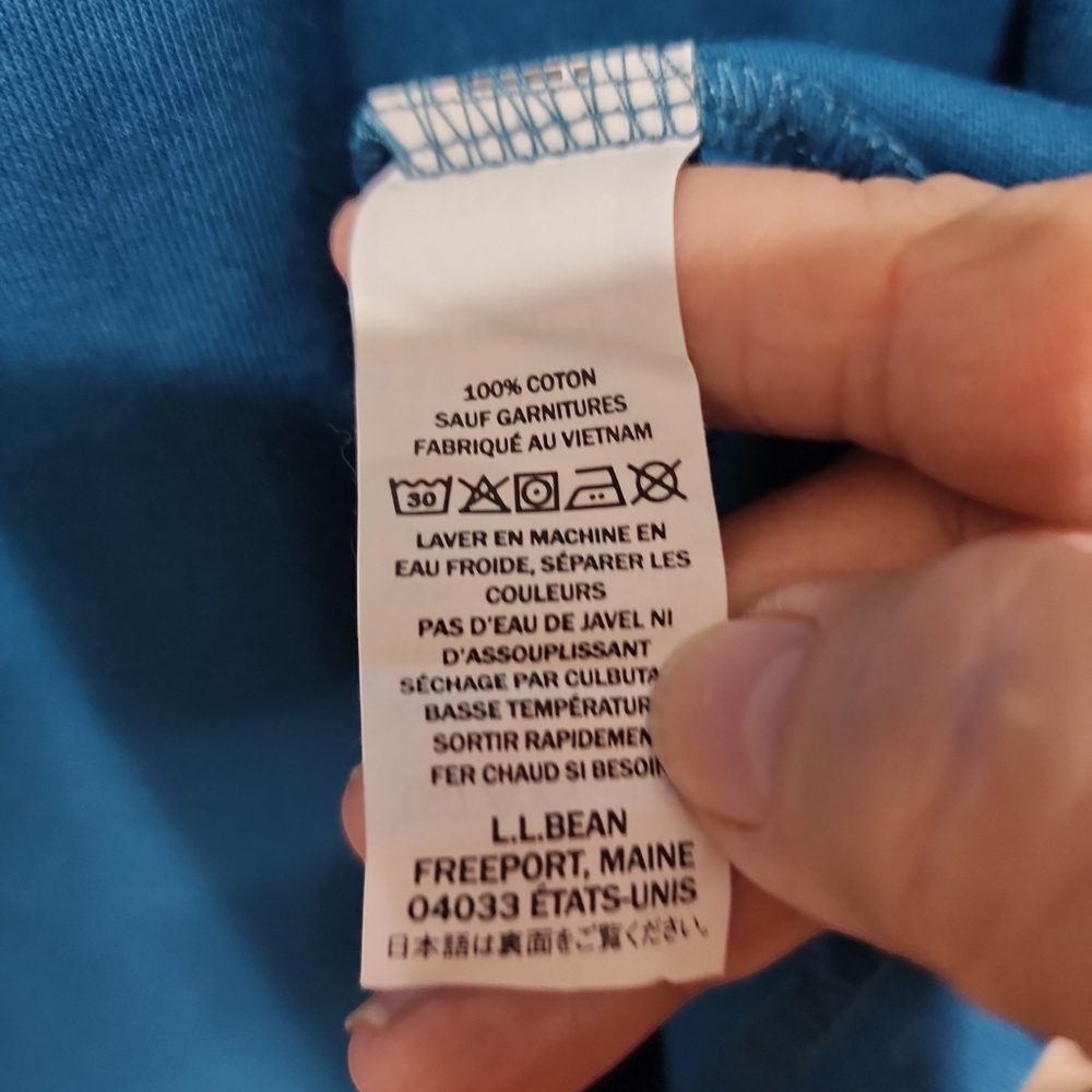 NWOT LL Bean L Tall Men's pocket pullover - Picture 3 of 15